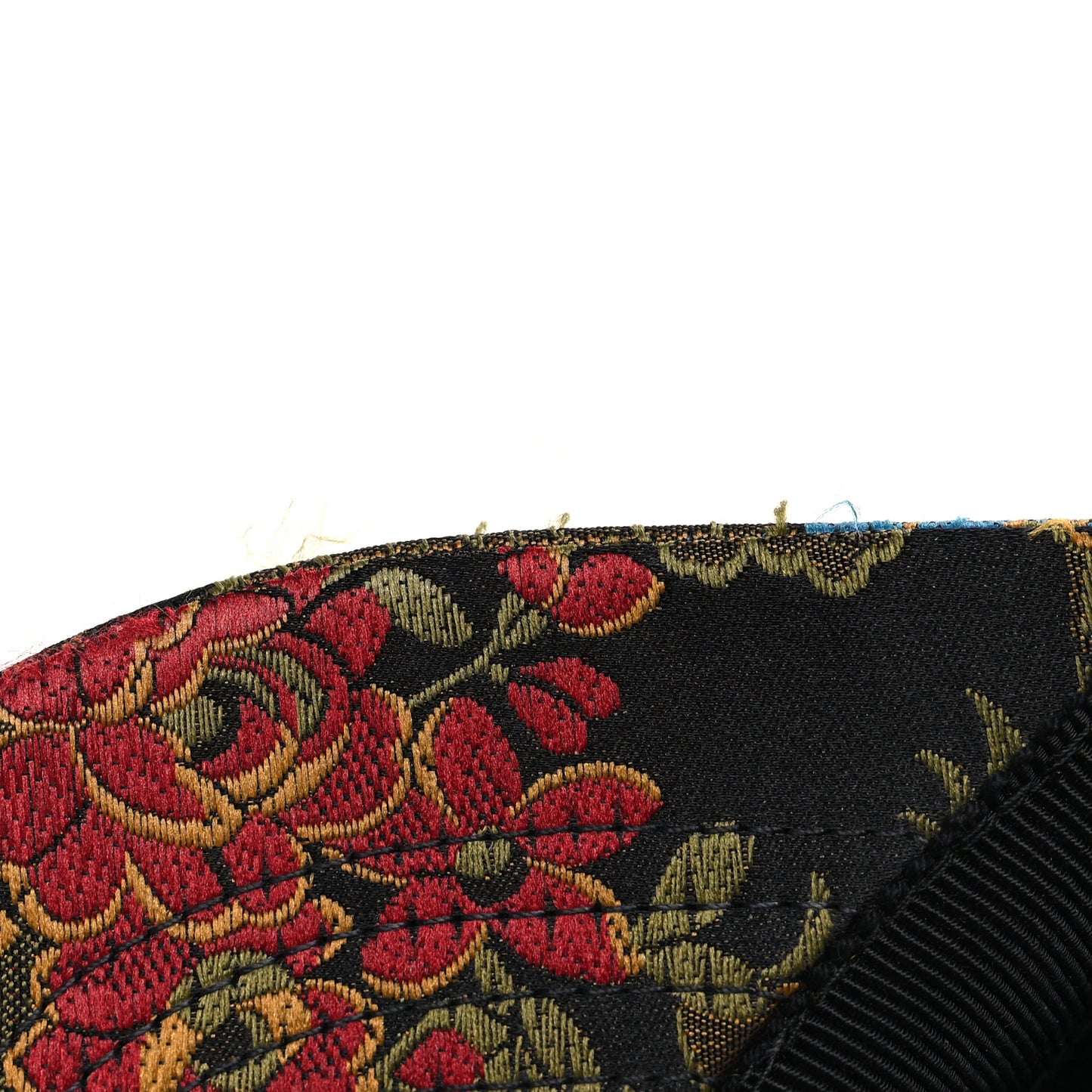 Canvas Floral UFO Baseball Hat 58 M Black