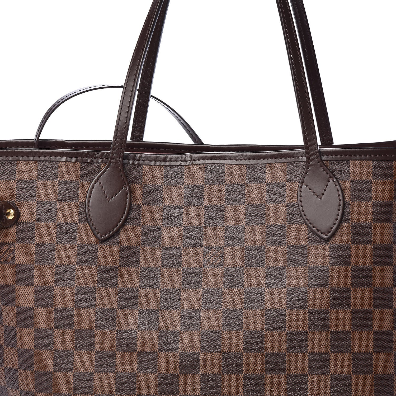Louis Vuitton Damier Ebene Neo Neverfull MM Rose Ballerine 15 of 15