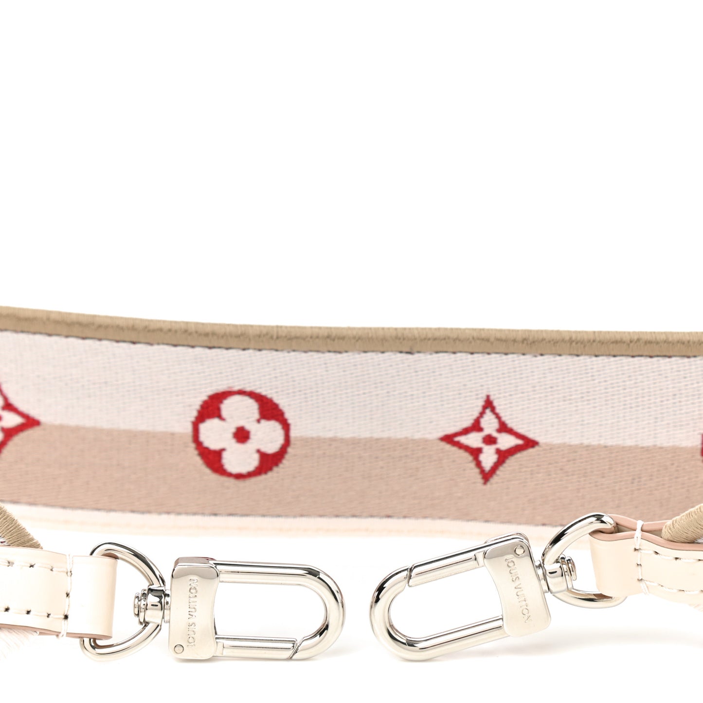 Jacquard Speedy Bandouliere 20 Shoulder Strap Beige White