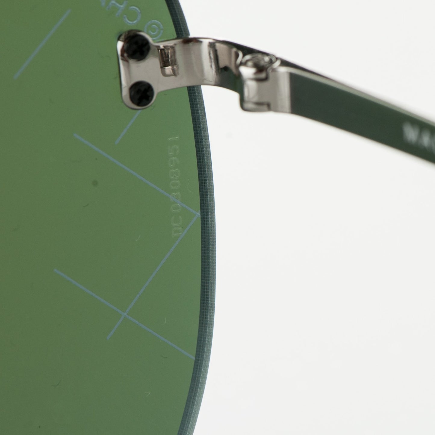 Metal Shield Runway Sunglasses 4215 Silver Purple