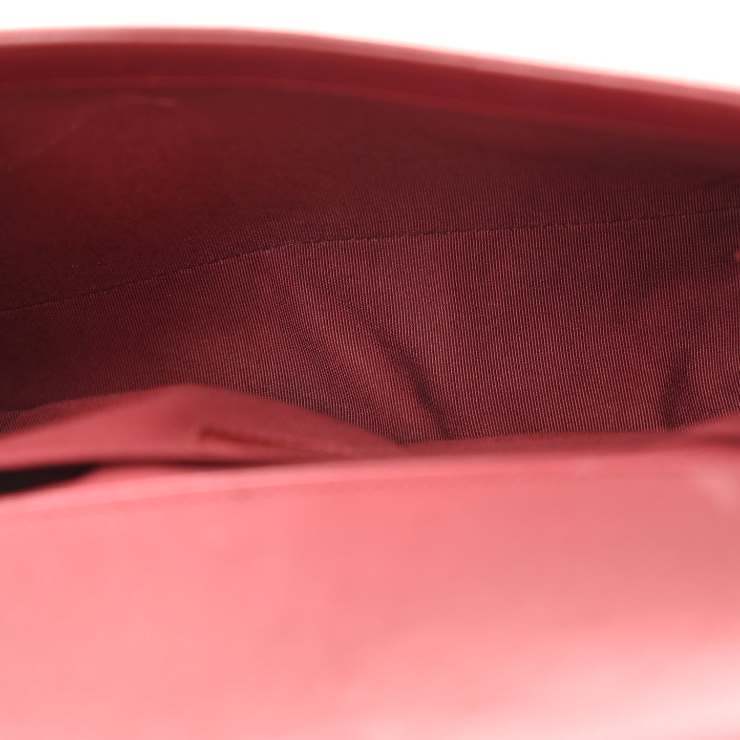Lambskin Quilted Medium Boy Flap Dark Red