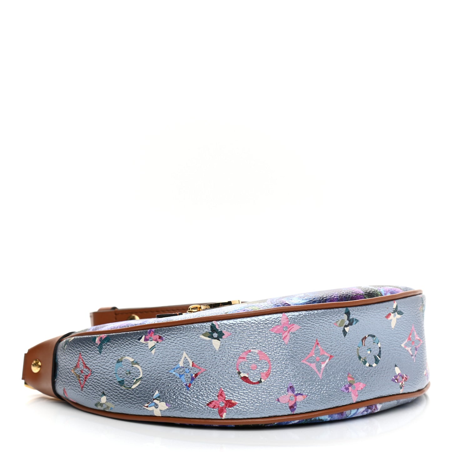 Metallic Monogram LV Garden Loop PM Blue