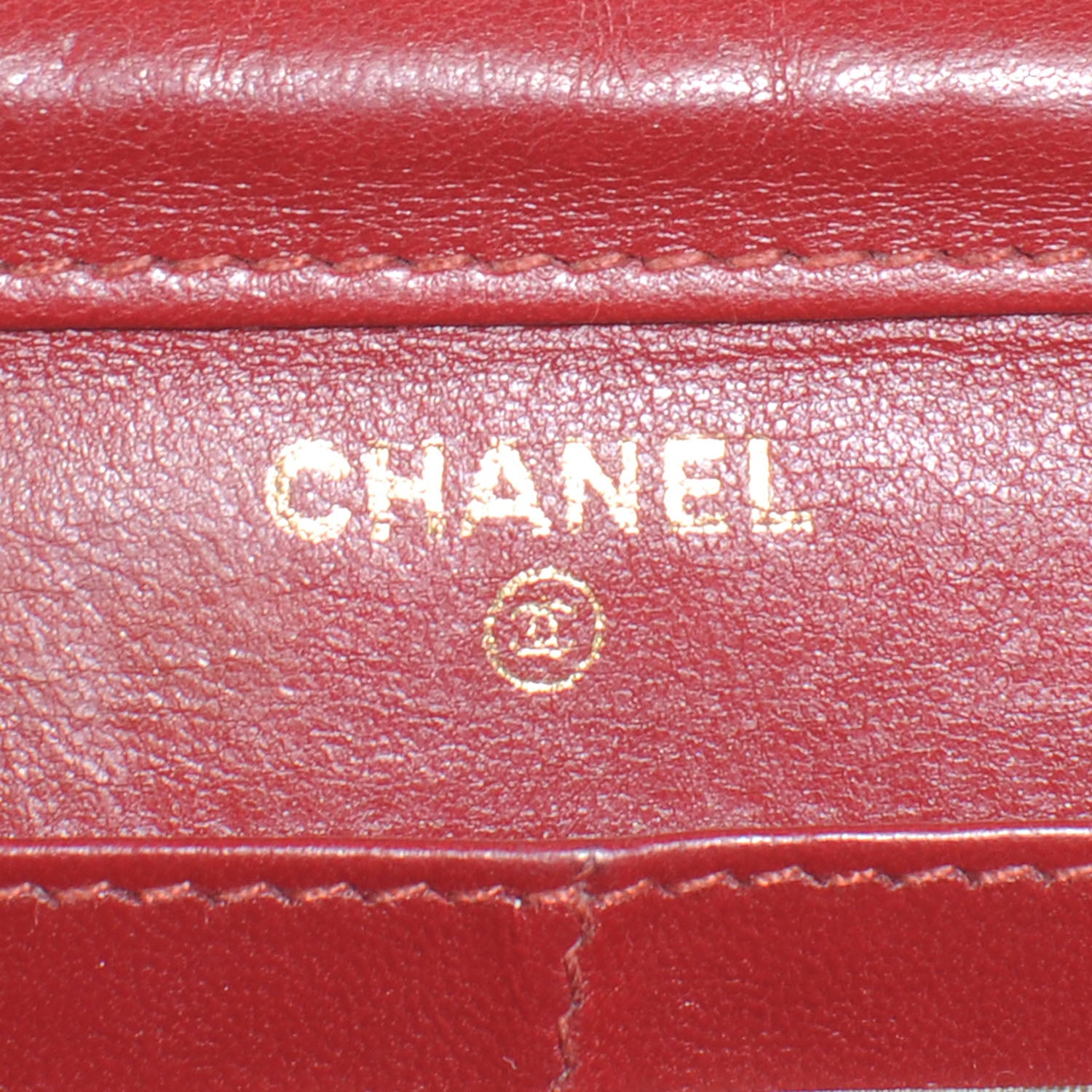 Chanel Patent Quilted Wallet On Chain WOC Red 6 of 8