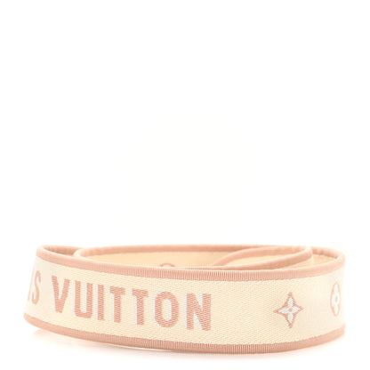 Louis Vuitton Jacquard Diane Shoulder Strap Creme Beige 2 of 3