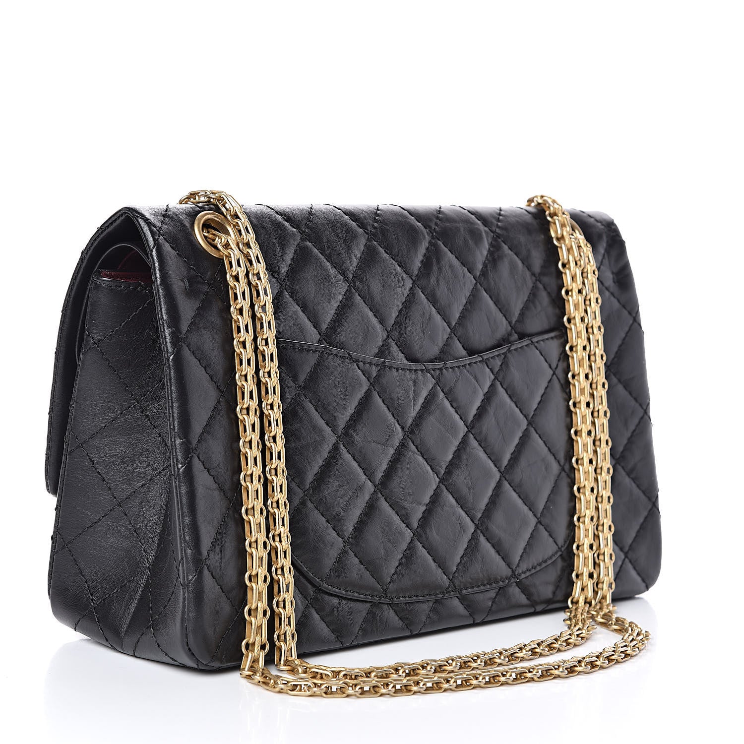 Chanel Aged Calfskin Quilted 2.55 Reissue 226 Flap Black 3 of 13