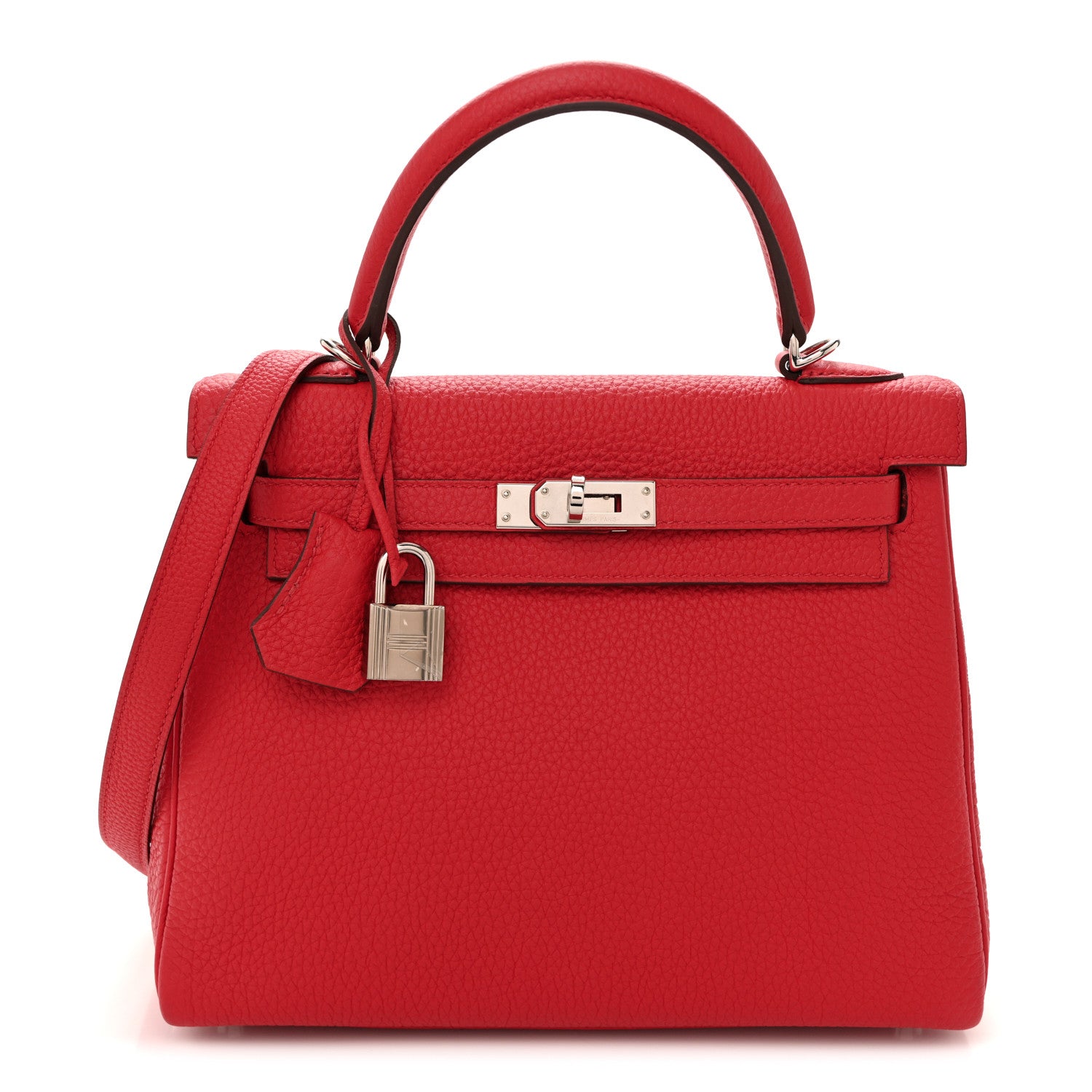 Hermes Togo Kelly Retourne 25 Rouge de Coeur 1 of 13