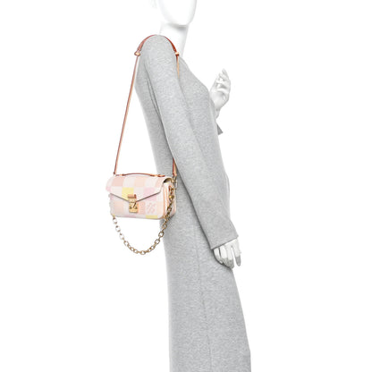 Louis Vuitton Damier Giant Pochette Metis East West Peach 2 of 9