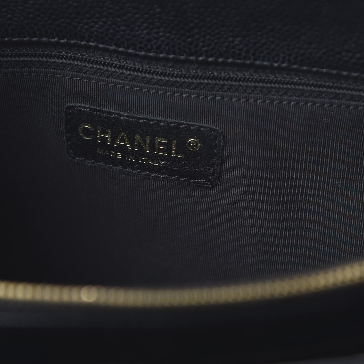 Chanel Caviar Quilted Grand Shopping Tote GST Black 8 of 12