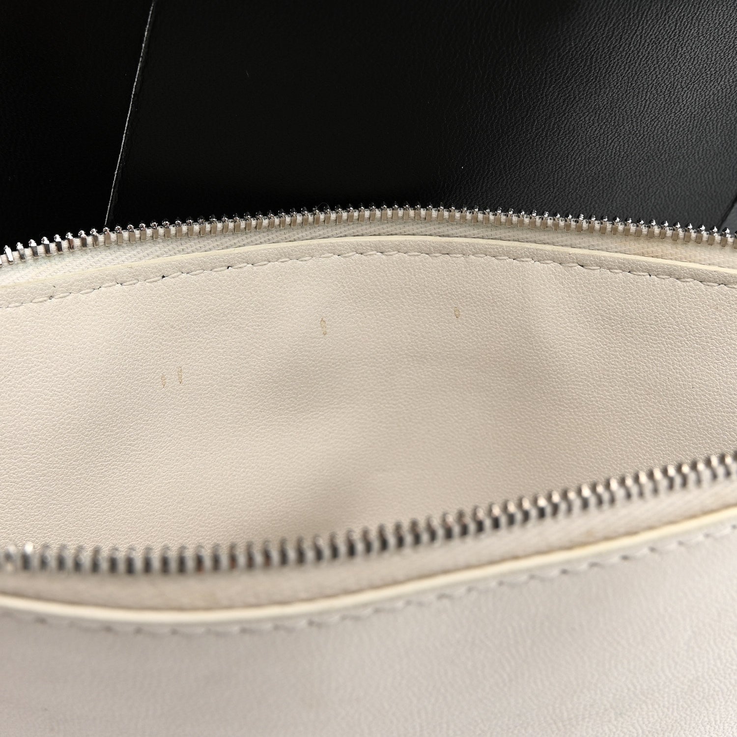 Bottega Veneta Nappa Maxi Intrecciato Small Arco Tote Black White 12 of 14