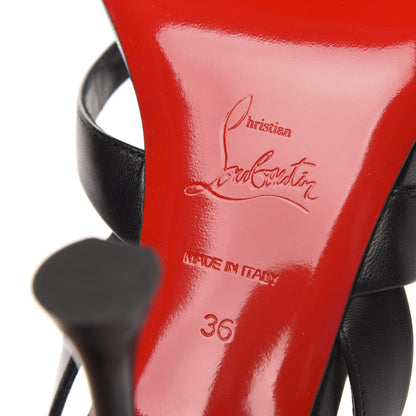 Christian Louboutin Kid Taralita 85 Thong Sandals 36 Black 6 of 8