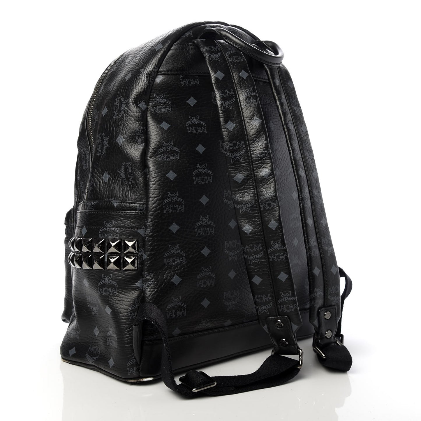 Visetos Medium Side Studs Stark Backpack Black