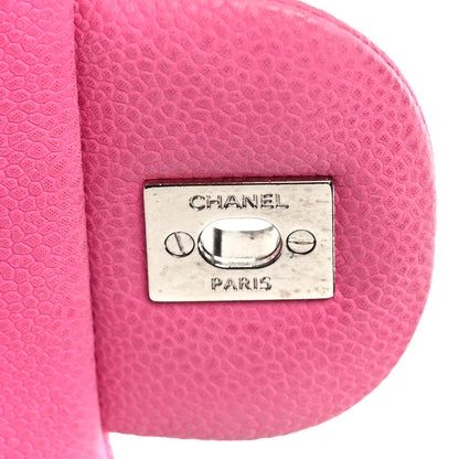 Chanel Iridescent Caviar Quilted Jumbo Double Flap Pink 7 of 11