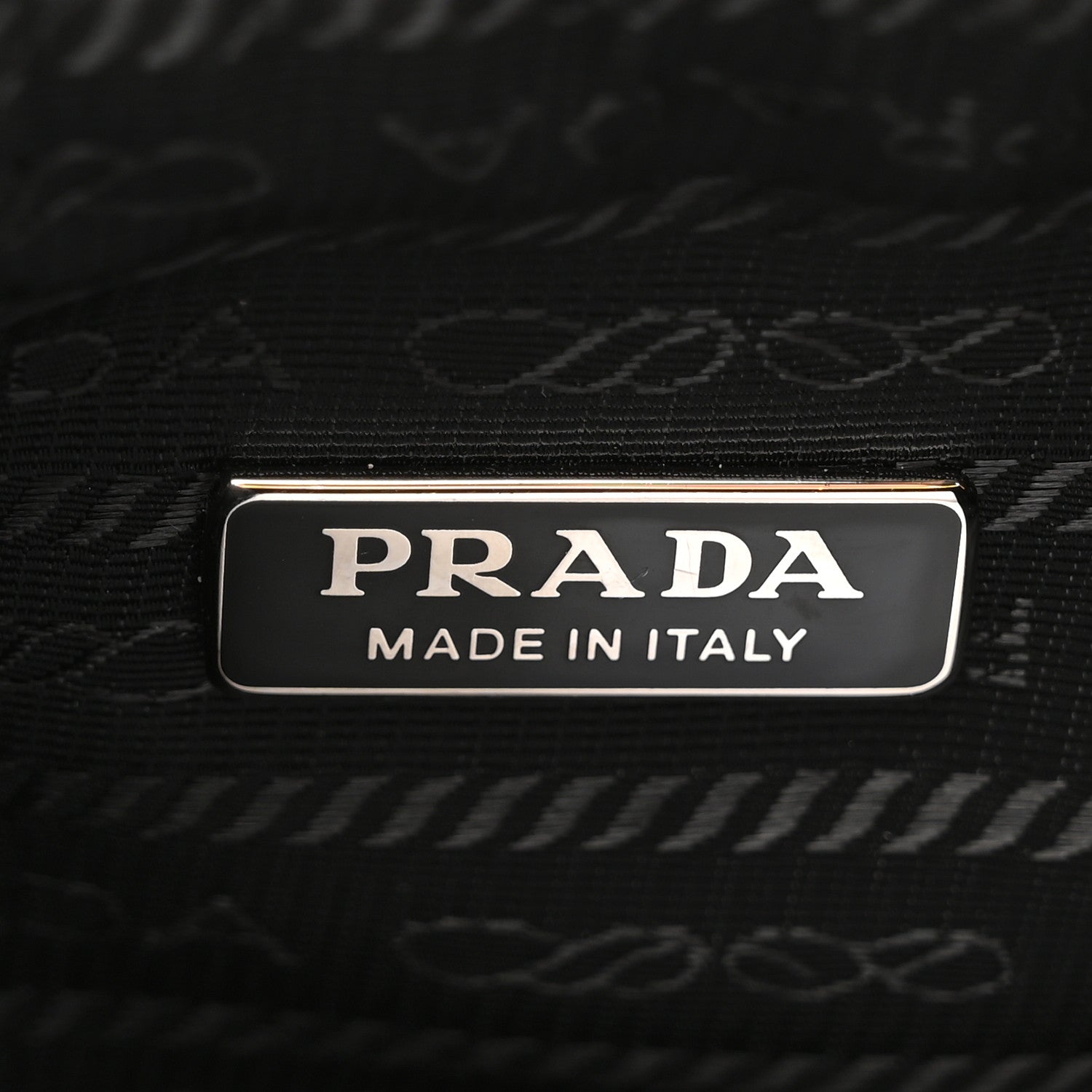 Prada Terry Cloth Mini Re-Edition 2000 Bag Giallo Black 6 of 9