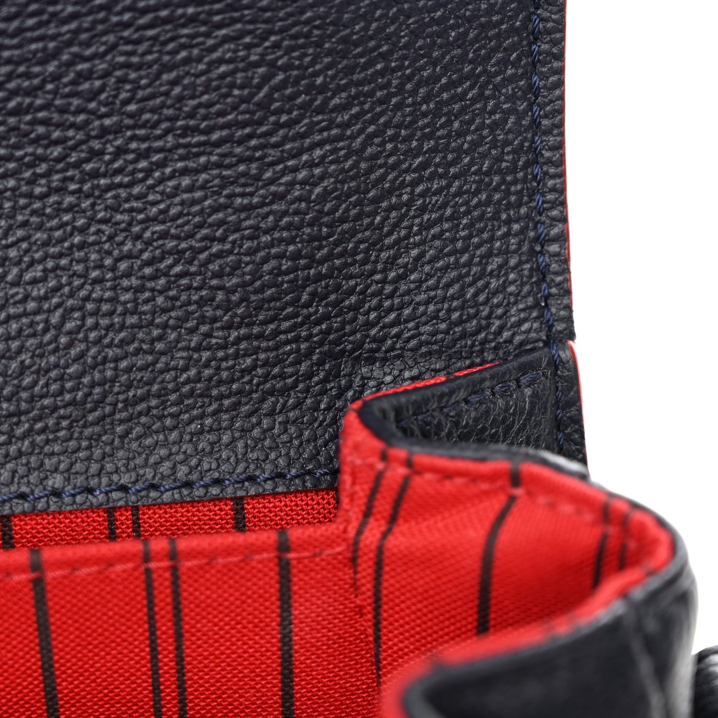 LOUIS VUITTON Empreinte Pochette Metis Marine Rouge