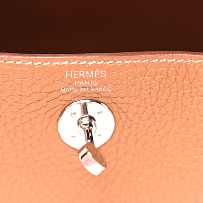 Hermes Taurillon Clemence Mini Lindy 20 Gold 6 of 10
