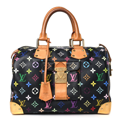 Louis Vuitton Monogram Multicolor Speedy 30 Black 1 of 11