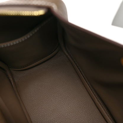 Hermes Taurillon Clemence Mini Lindy 20 Etoupe 11 of 12