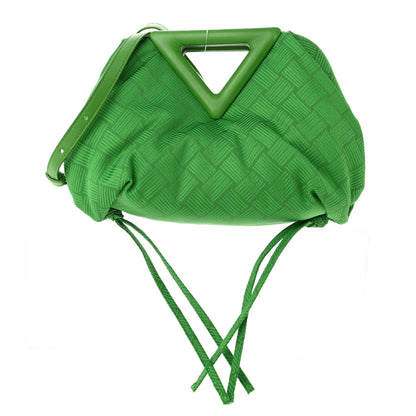 Bottega Veneta Fabric Intrecciato Small The Point Triangle Bag Parakeet 1 of 9