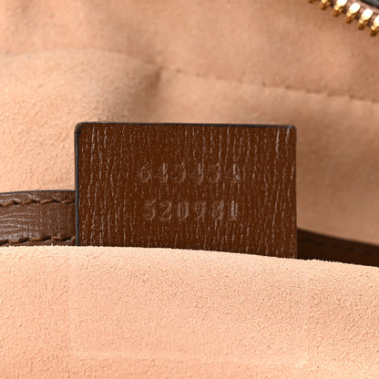 Gucci GG Supreme Monogram Small Horsebit 1955 Shoulder Bag Beige Brown Sugar 7 of 11