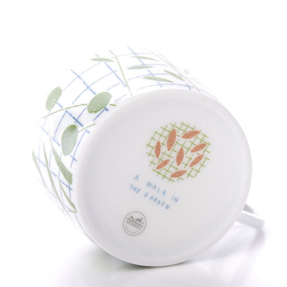 Hermes Porcelain A Walk In The Garden Tea Cup And Saucer Set Of 2 5 of 9