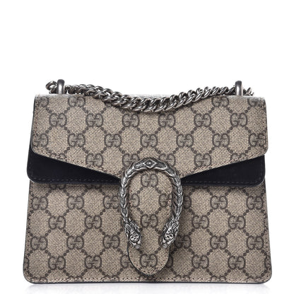Gucci GG Supreme Monogram Mini Dionysus Shoulder Bag Black 1 of 8