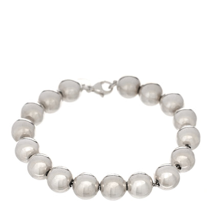 Tiffany Sterling Silver 10mm HardWear Ball Bracelet 1 of 3