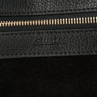 Celine Soft Grained Calfskin Medium Belt Cabas Phantom Black 7 of 8