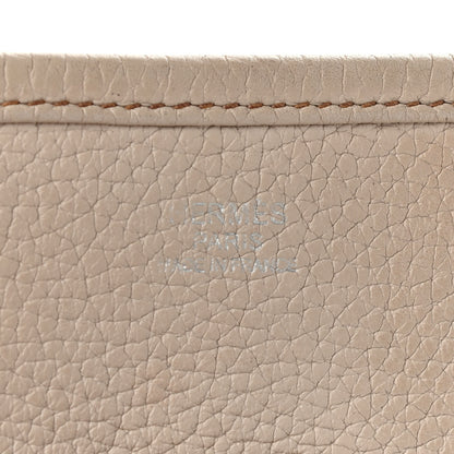 Hermes Taurillon Clemence Evelyne III PM Grege Pale 5 of 16