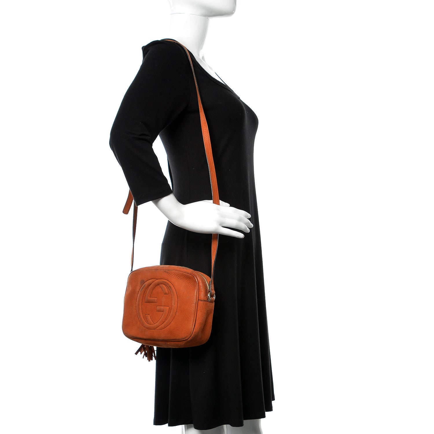 Gucci Vitello Range Small Soho Disco Bag Old Whisky 2 of 21