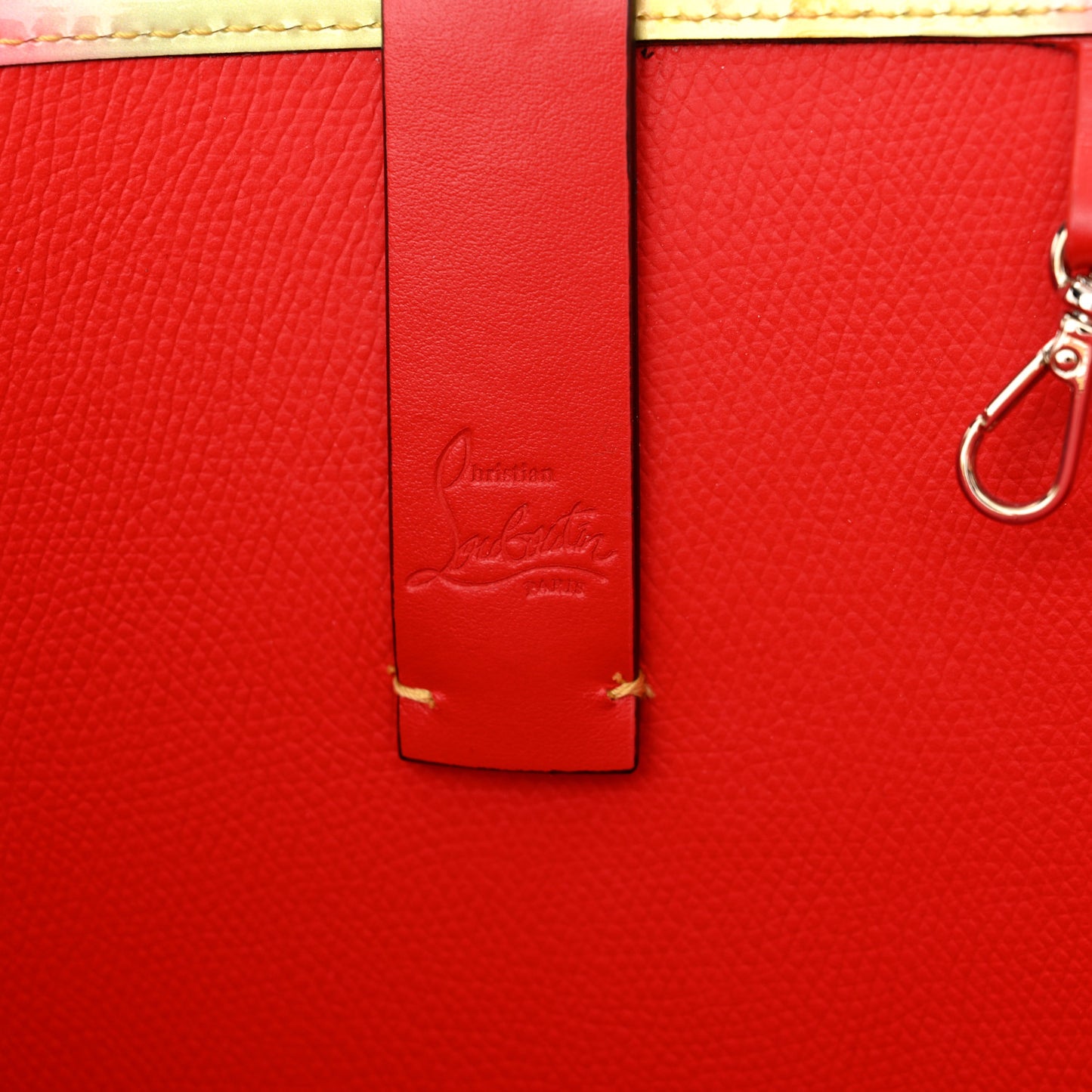 Patent Calfskin Loubinthesky Cabata Tote Multicolor