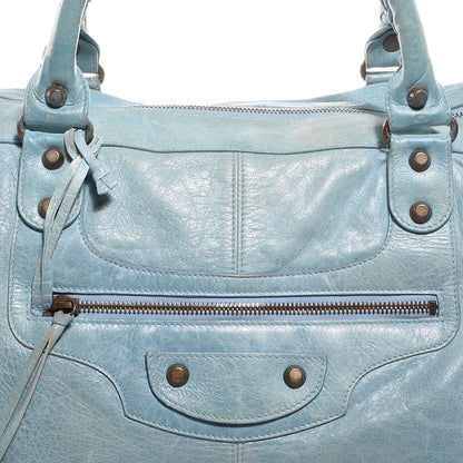 Balenciaga Chevre Work Sky Blue 4 of 10