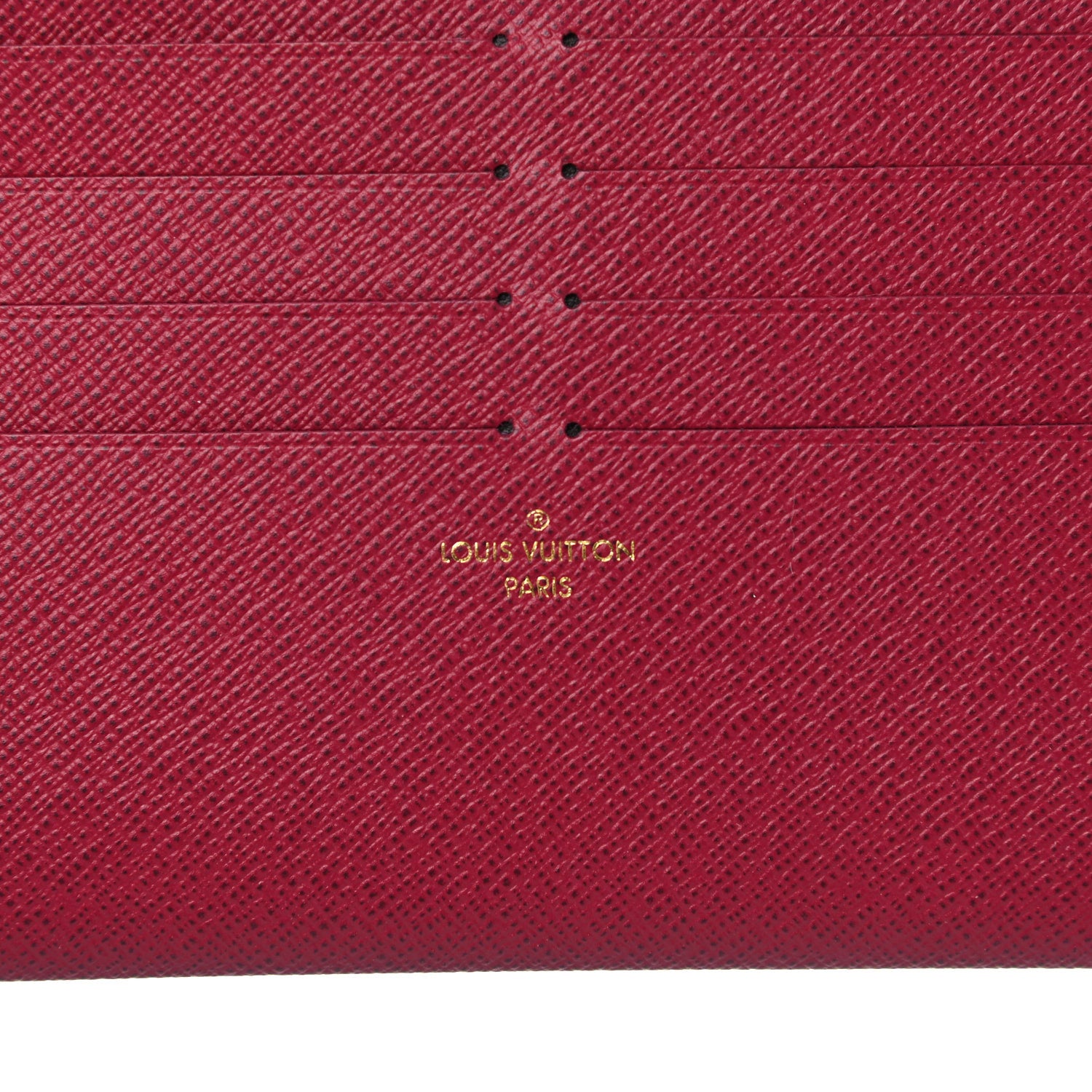 Louis Vuitton Calfskin Felicie Card Holder Insert Fuchsia 6 of 6