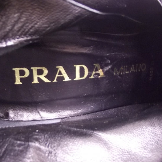 Prada Nylon Fur Lined Boots 6 of 7