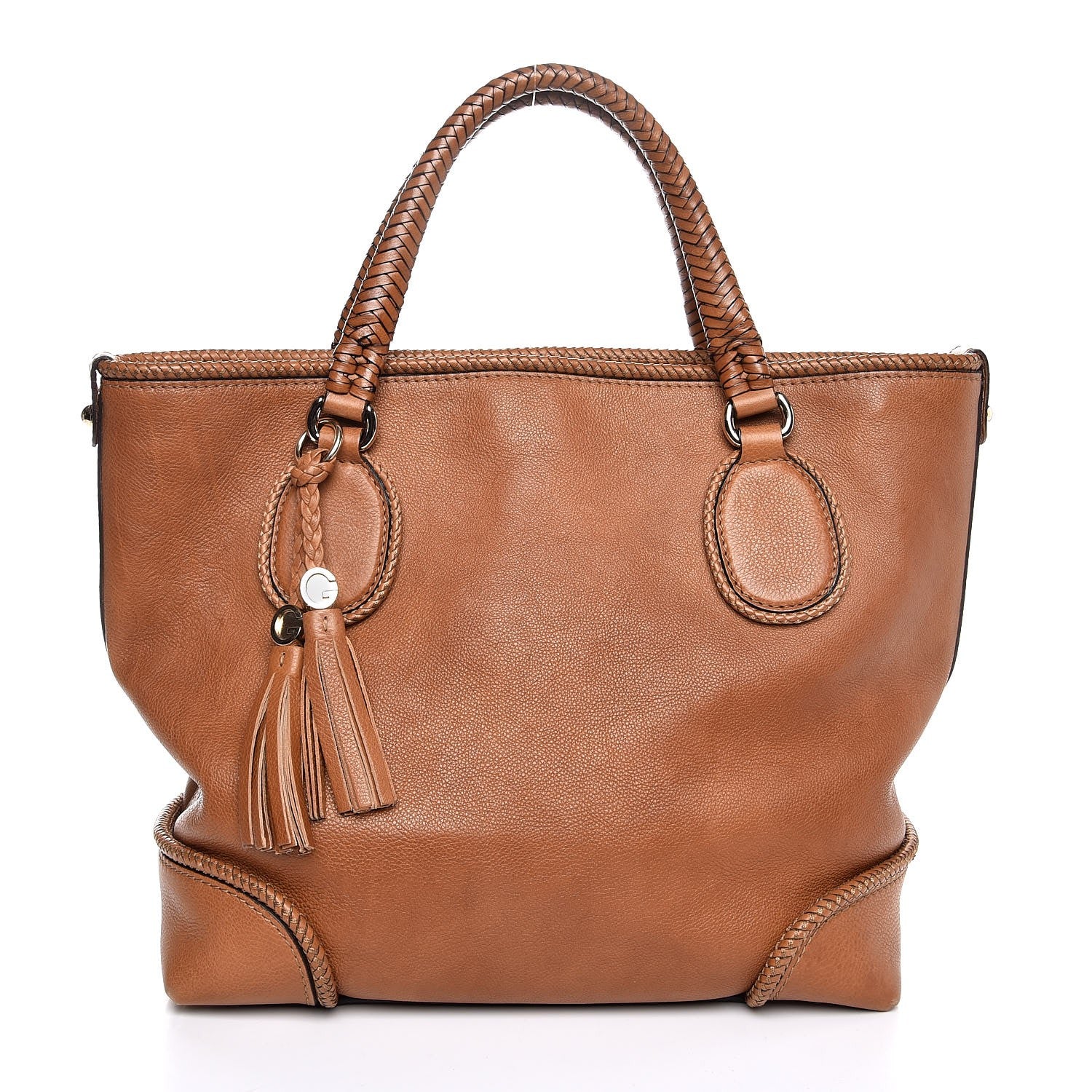 Gucci Calfskin Medium Marrakech Tote Camel 1 of 11
