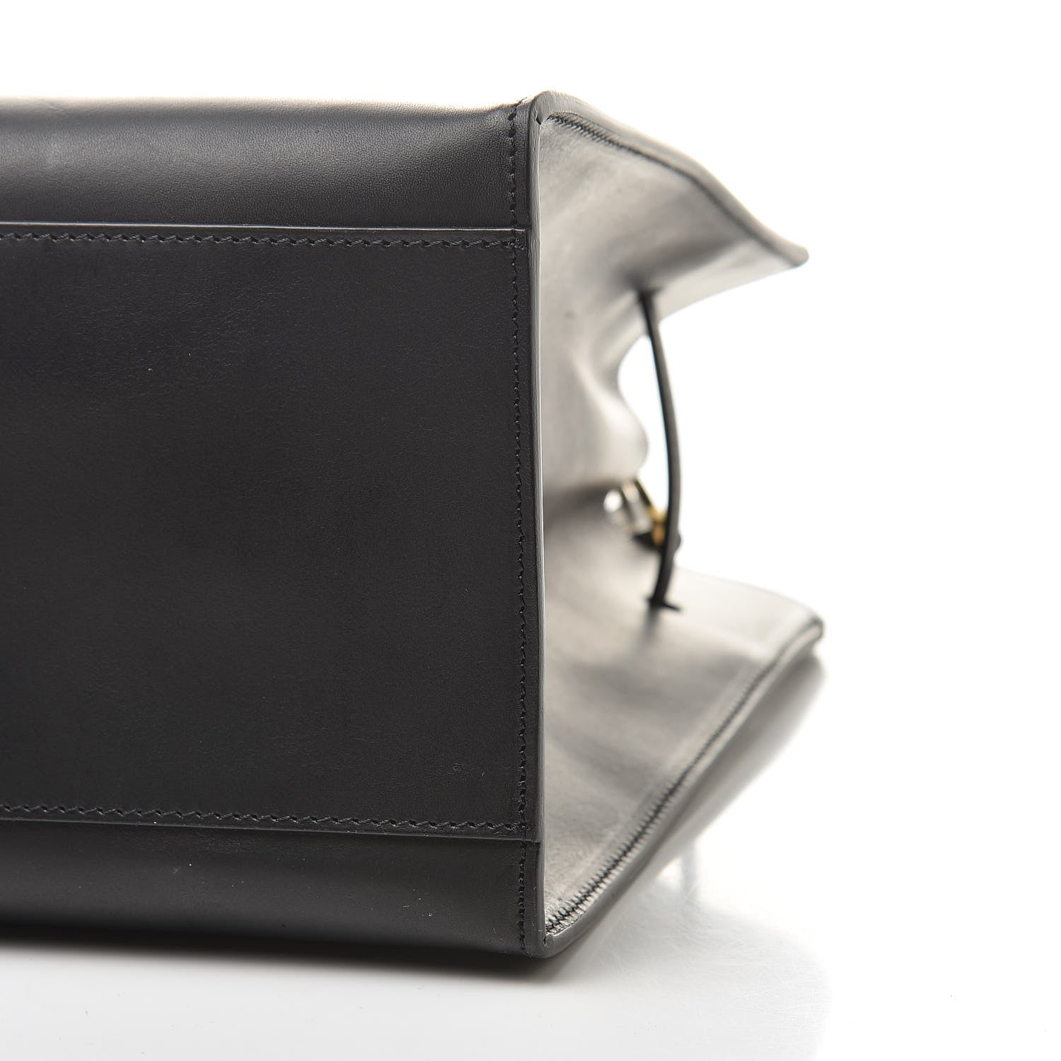 Mansur Gavriel Vegetable Tanned Calfskin Sun Bag Black 10 of 13