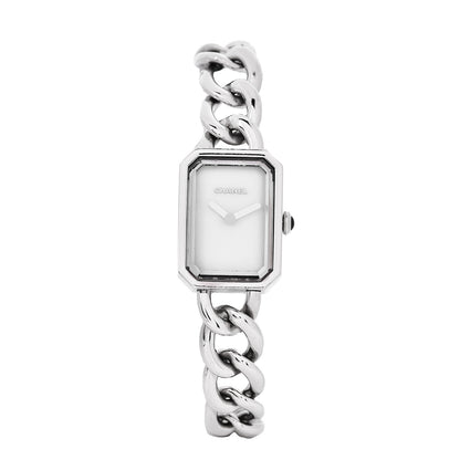 Chanel Stainless Steel Mother of Pearl 20mm Chain Premiere Quartz Watch M 1 of 5