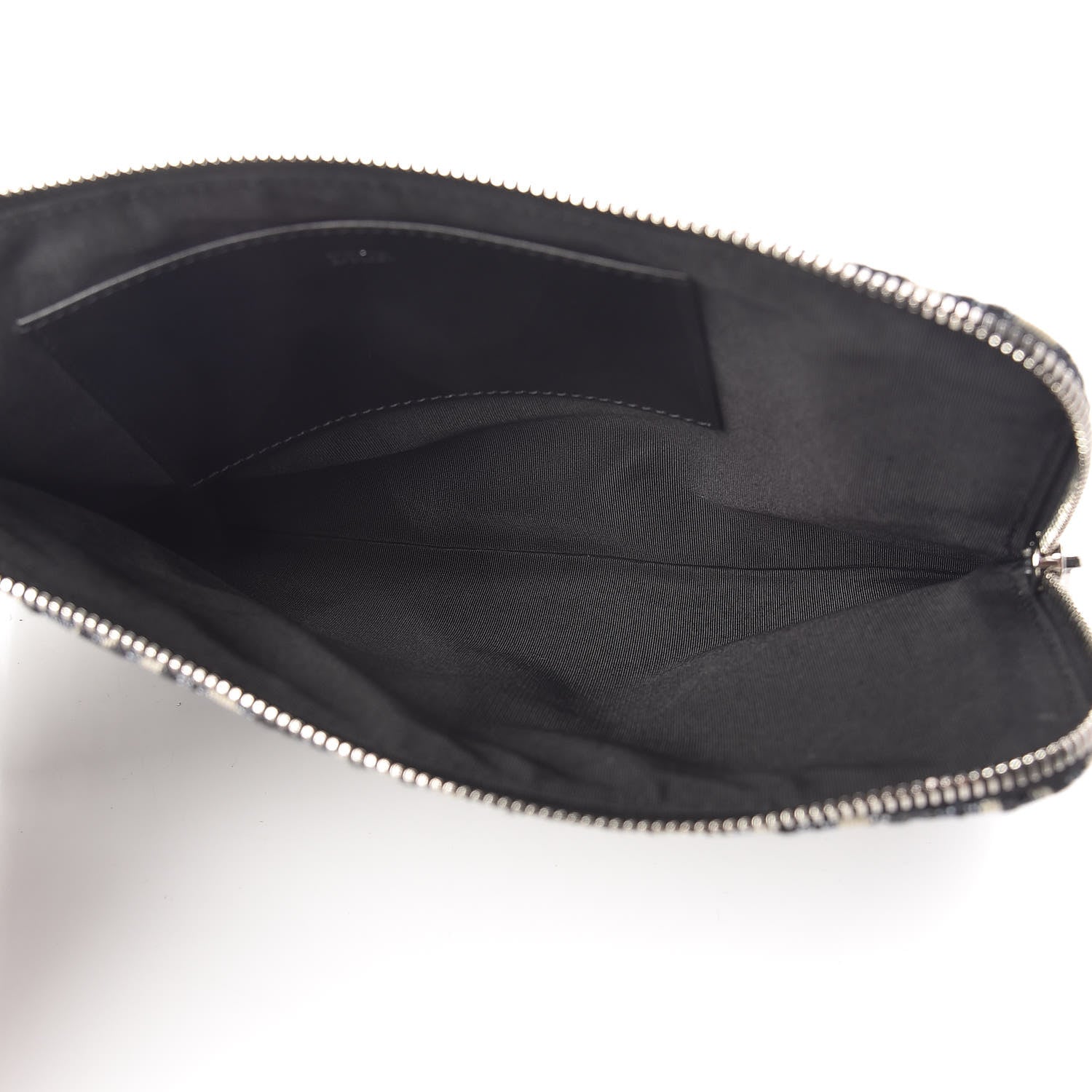 Christian Dior Oblique Pouch Clutch Blue 5 of 7