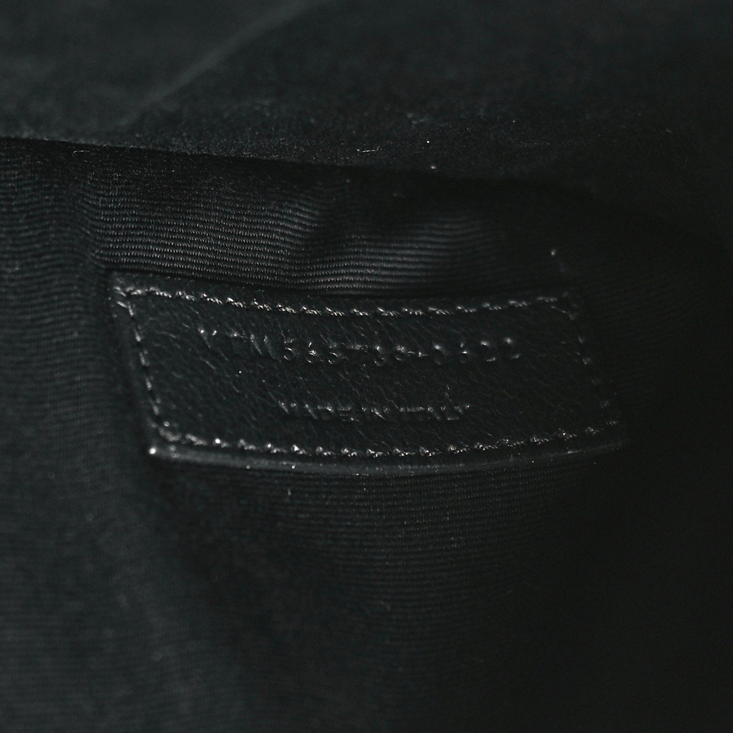Grain De Poudre Monogram Uptown Pouch Black