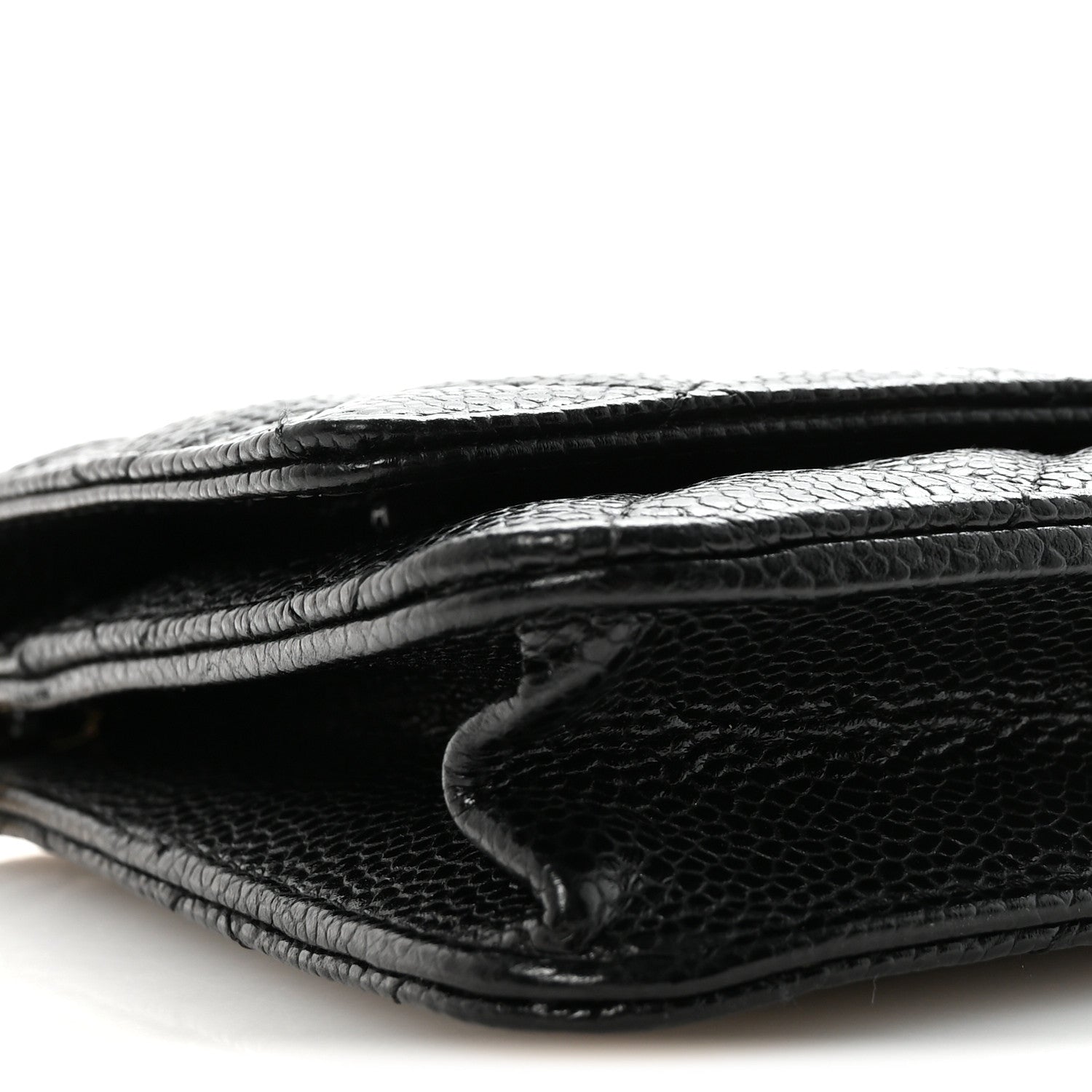 Chanel Caviar Quilted Wallet On Chain WOC Black 10 of 12