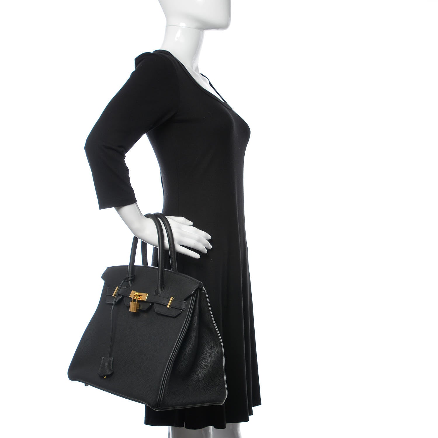 Hermes Togo Birkin 35 Black 2 of 38