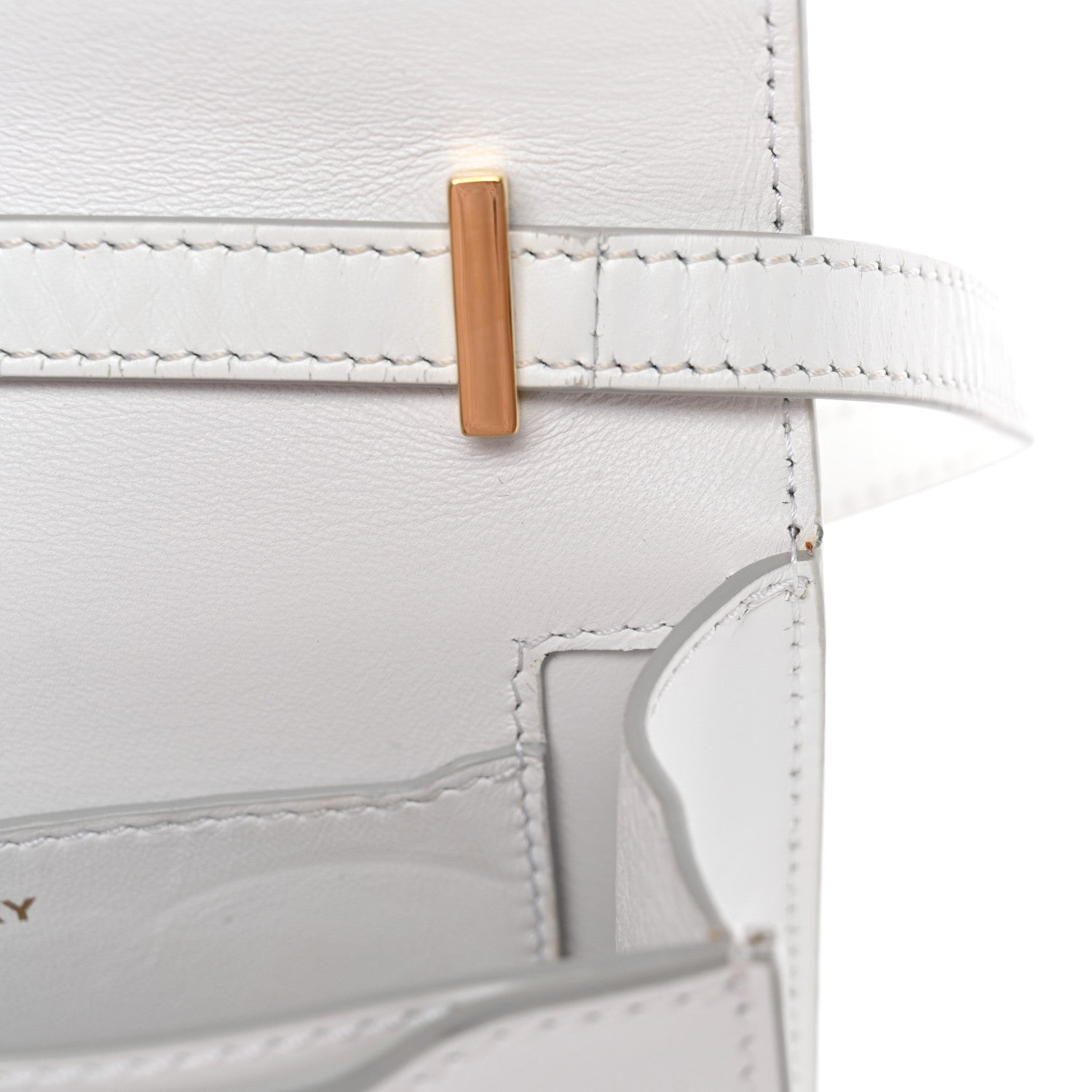 Burberry Calfskin Mini TB Bag White 12 of 13