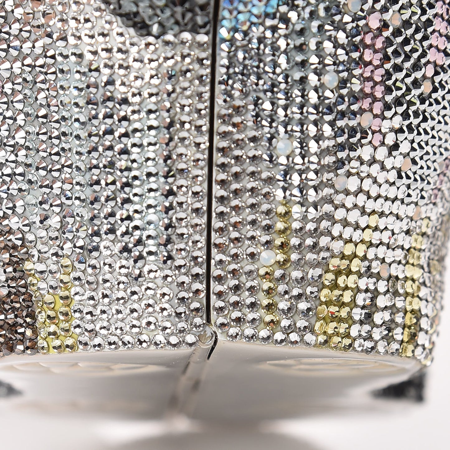 Crystal Shih Tzu Minaudiere Clutch