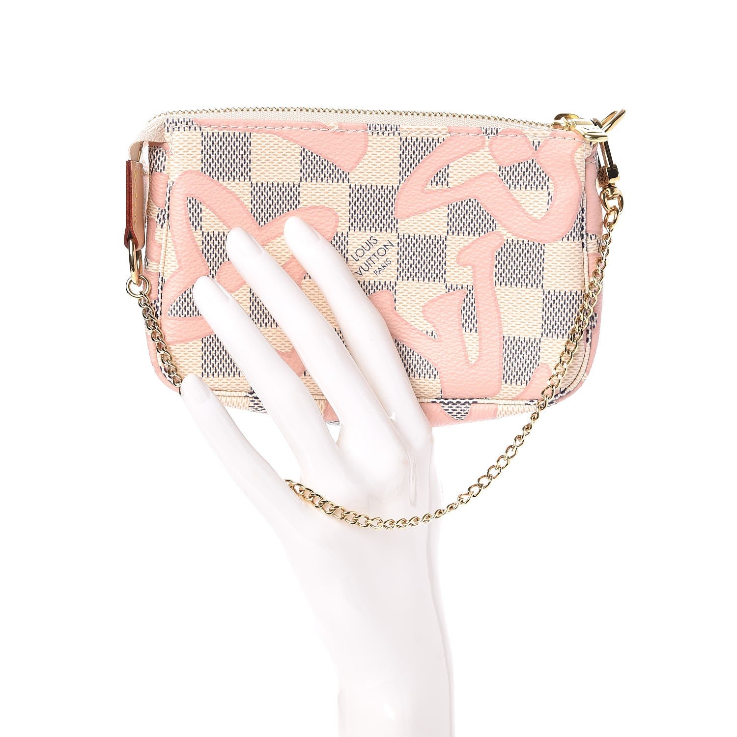 Louis Vuitton Damier Azur Tahitienne Mini Pochette Accessories 2 of 8