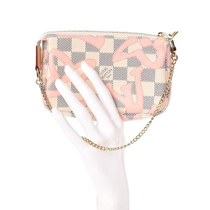 Louis Vuitton Damier Azur Tahitienne Mini Pochette Accessories 2 of 8