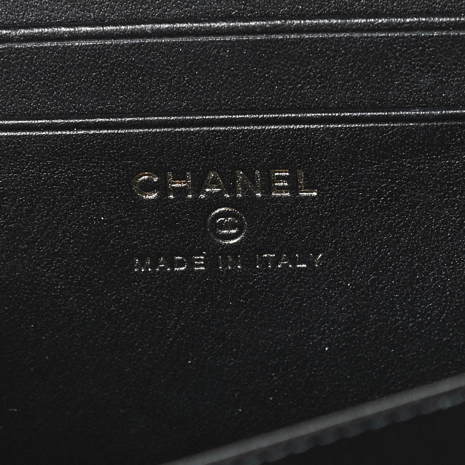 Chanel Caviar Quilted CC Filigree Vanity Clutch With Chain Black 6 of 10
