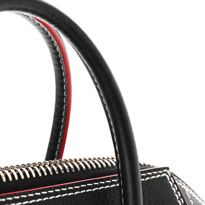 Givenchy Calfskin Bi-Color Topstitch Small Antigona Black Red 12 of 12