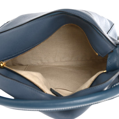 Loewe Calfskin Medium Puzzle Bag Dark Blue 5 of 9