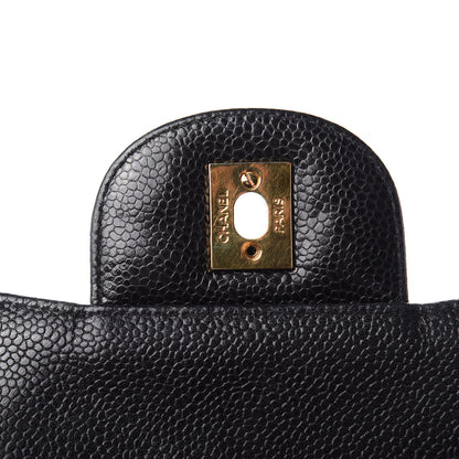 Chanel Caviar Quilted Jumbo Single Flap Black 14 of 14
