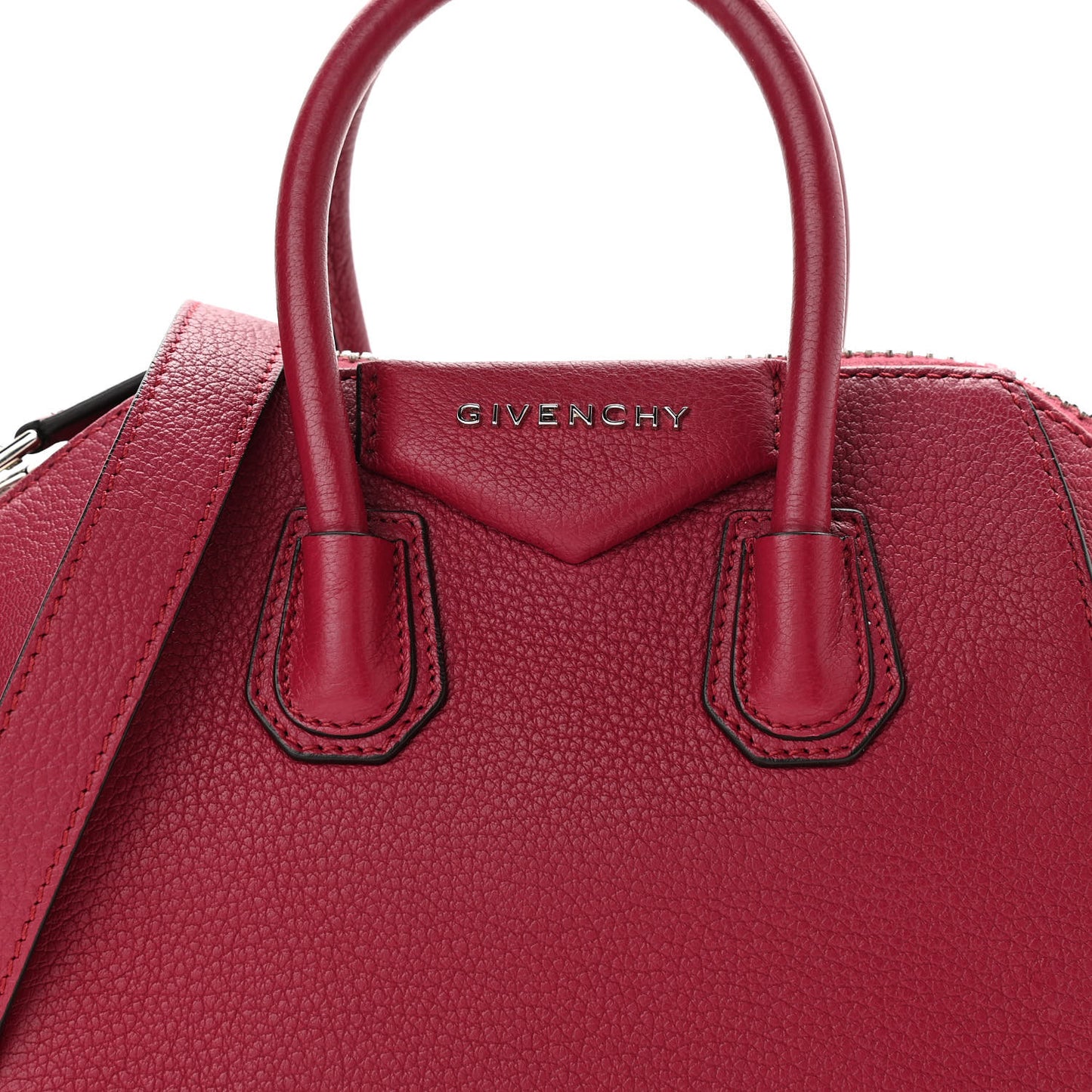 Sugar Goatskin Mini Antigona Magenta