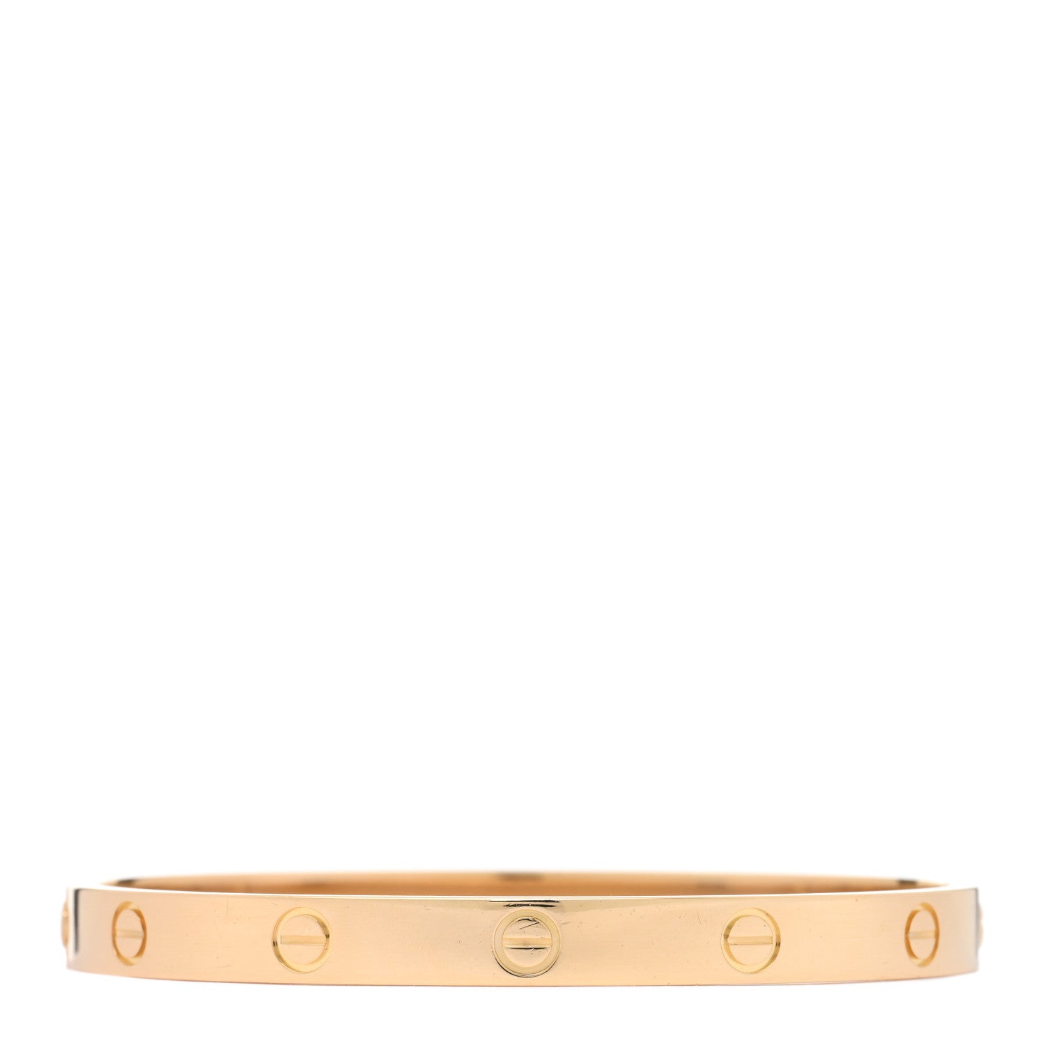 Cartier 18K Yellow Gold LOVE Bracelet 18 1 of 7